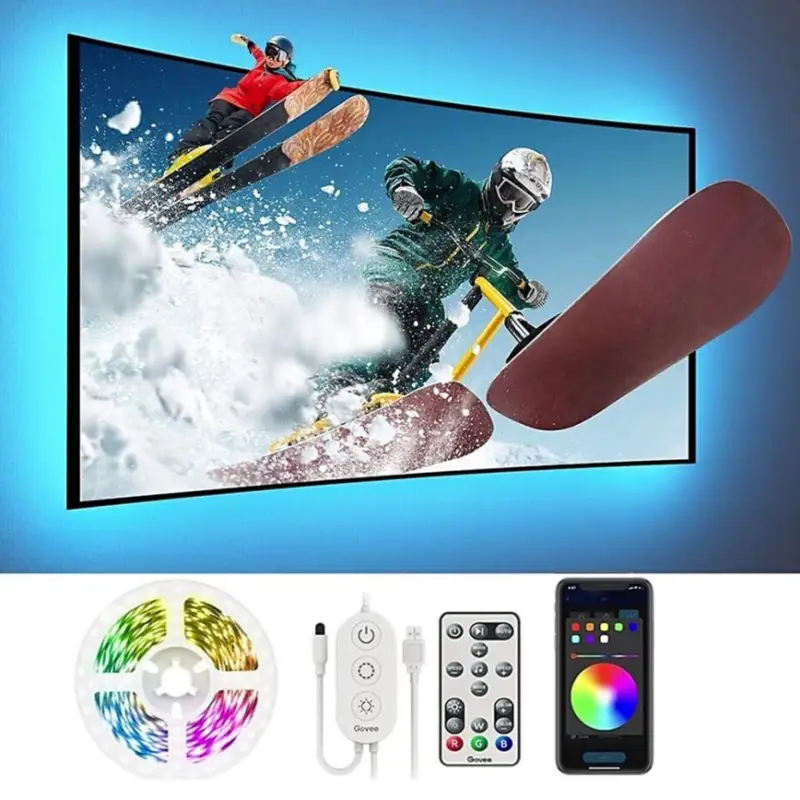 Govee - TV 46-60" SMART LED achtergrondverlichting RGB + afstandsbediening Gratis Retour