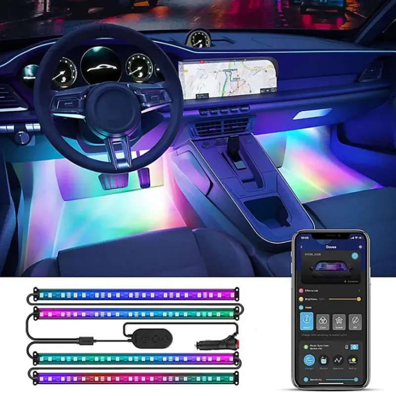 Koop Online Govee - Smart LED auto strips - RGBIC
