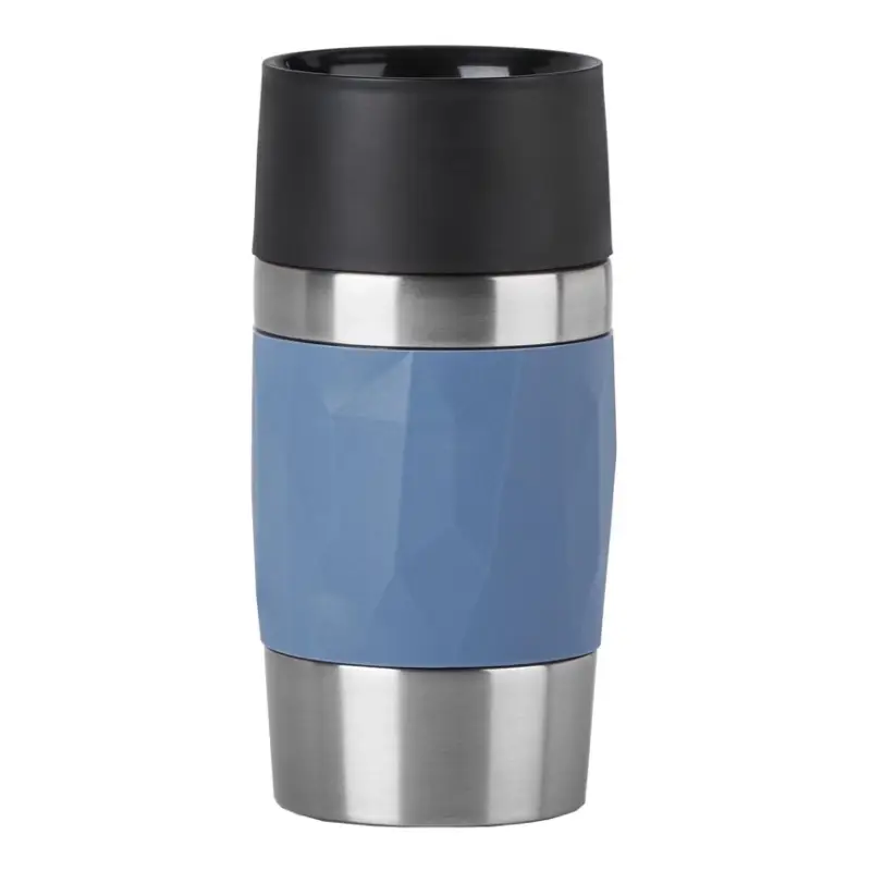 Aanbieding Tefal - Thermische mok 300 ml COMPACT MUG roestvrij/blauw