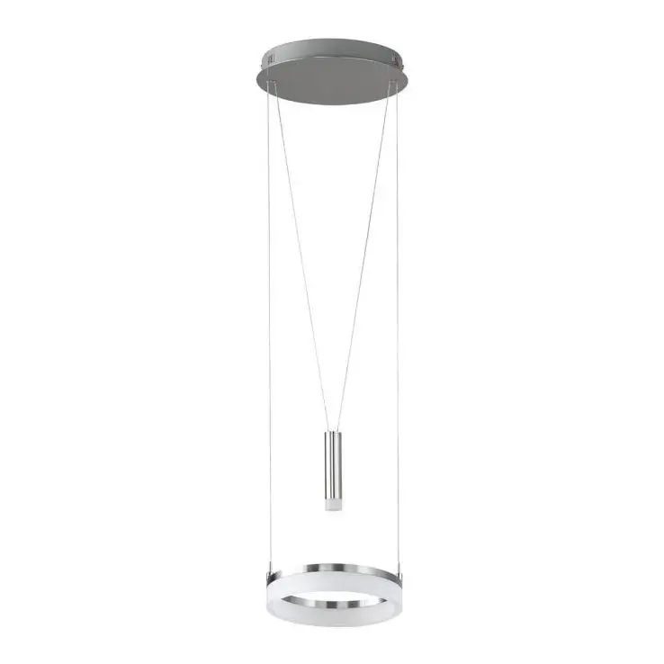 Betrouwbaar Wofi 6263.02.54.6250 - Dimbare LED hanglamp aan een koord JETTE LED/10W/230V + LED/1W