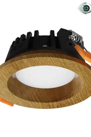 APLED - LED Hang plafondverlichting RONDO WOODLINE LED/3W/230V 4000K diameter 9 cm eiken massief hout Direct Verzonden