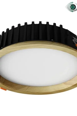 APLED - LED Hang plafondverlichting RONDO WOODLINE LED/12W/230V 3000K diameter 20 cm grenen massief hout Favoriet