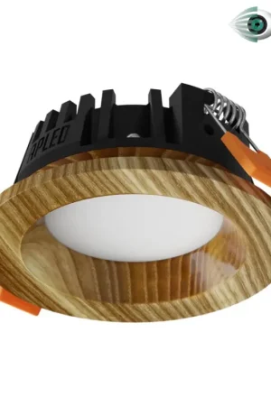 APLED - LED Hang plafondverlichting RONDO WOODLINE LED/3W/230V 4000K diameter 9 cm essehout massief hout Tijdelijk Beschikbaar
