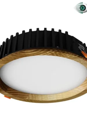 APLED - LED Hang plafondverlichting RONDO WOODLINE LED/6W/230V 4000K diameter 15 cm essehout massief hout Lage Prijs