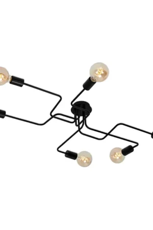 Beperkte Voorraad Briloner 2887-065 - Bevestigde hanglamp FARETTO 6xE27/60W/230V