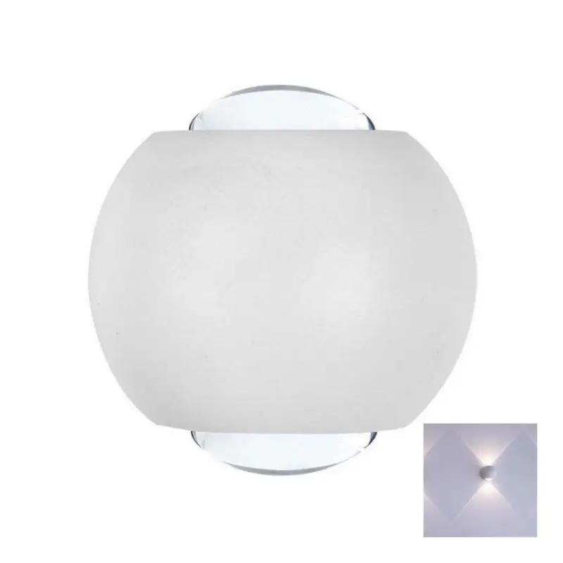 Snelle Levering LED Wandlamp voor buiten LED/2W/230V 3000K IP54 wit