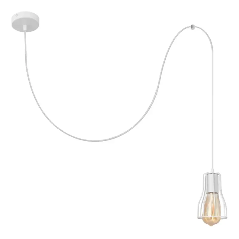 Bestseller Hanglamp aan een koord TUBE LONG 1xE27/15W/230V wit