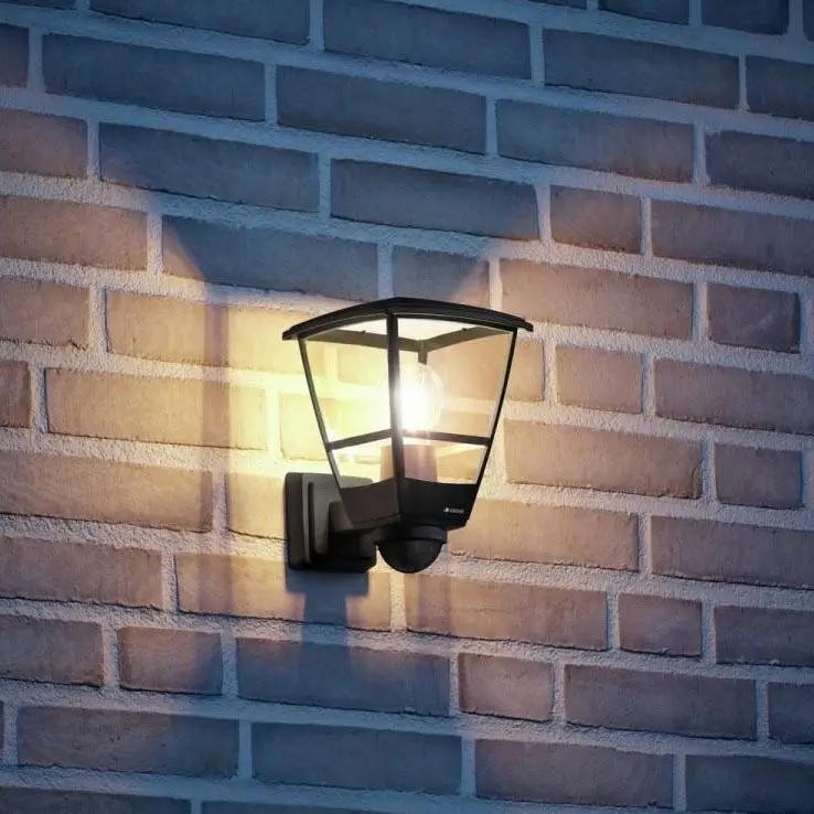 Steinel 084769 - Wandlamp voor buiten met sensor L10S 1xE27/15W/230V IP44 Dagaanbieding