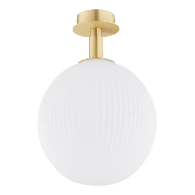 Hete Deal Argon 8505 - Plafondlamp PALOMA 1xE27/15W/230V goud/wit