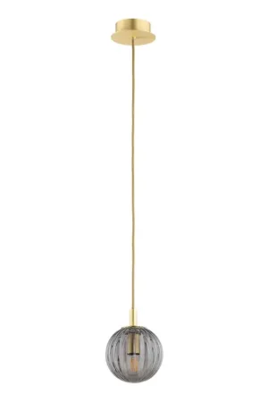 Argon 8512 - Hanglamp aan een koord PALOMA 1xE14/7W/230V diameter 12 cm goud/zwart Aanbieding