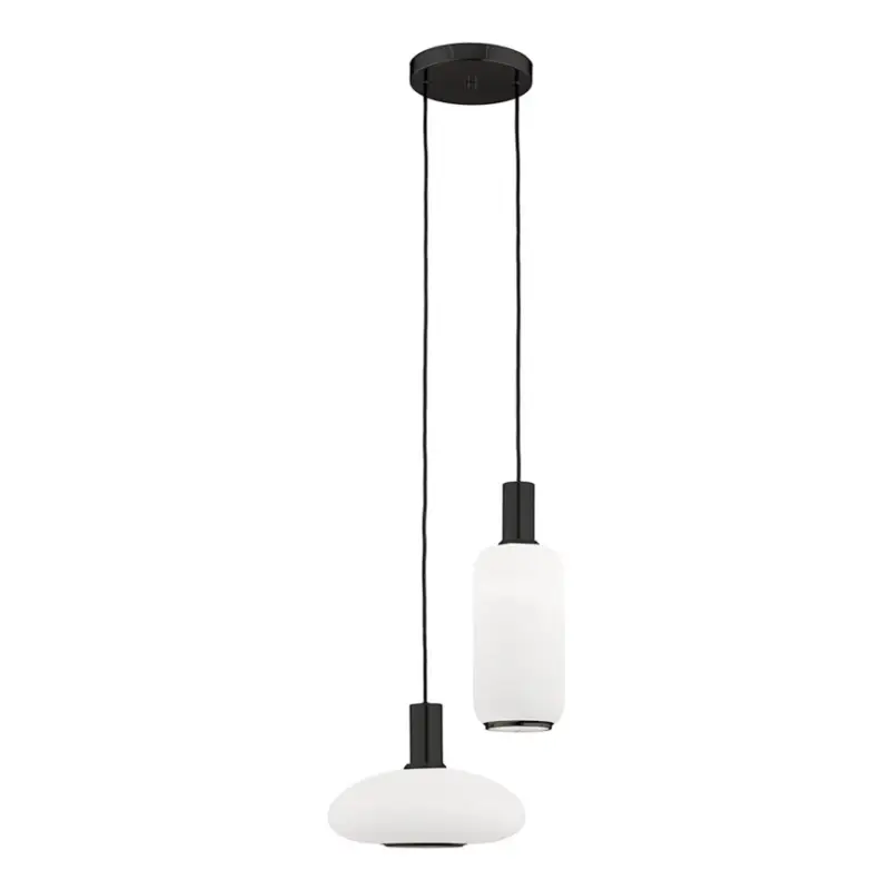 Argon 7214 - Hanglamp aan een koord SAGUNTO PLUS 2xE27/15W/230V zwart Bestseller