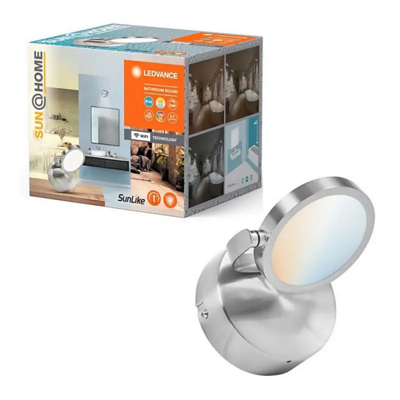 Uitverkoop Ledvance - LED Dimbaar badkamer Spot SUN@HOME LED/7,5W/230V 2200-5000K CRI 95 Wi-Fi IP44