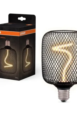 Express Levering Dimbare LED Lamp DECOR FILAMENT E27/3,5W/230V 1800K zwart - Osram