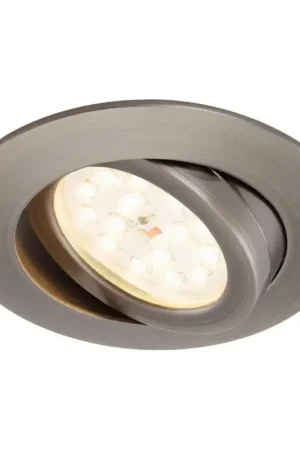 Gecertificeerd Briloner 7296-011 - LED dimbare badkamer inbouwspot ATTACH LED/6,5W/230V IP23 antraciet