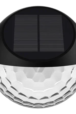 Aigostar - LED Solar wandlamp LED/2W/1,2V zwart 300 mAh 2700K IP44 Koopje