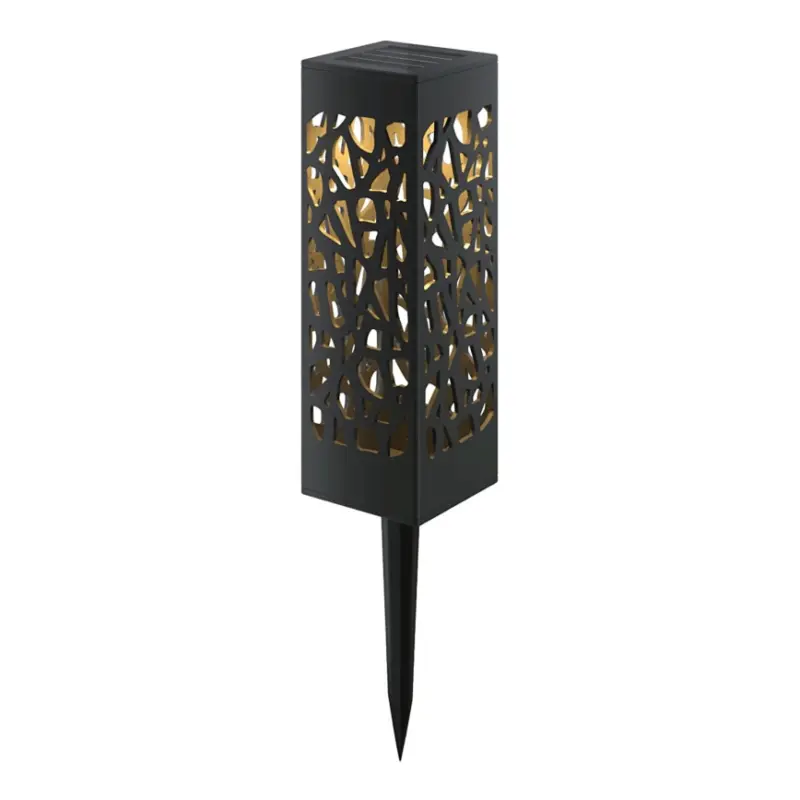 Laatste Versie Aigostar - LED Solar lamp LED/0,006W/1,2V 28,5cm zwart 2700K IP44 100 mAh