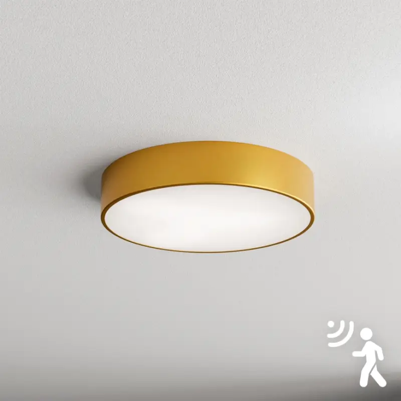 Direct Verzonden Brilagi - Plafondlamp met sensor CLARE 3xE27/40W/230V diameter 40 cm goud