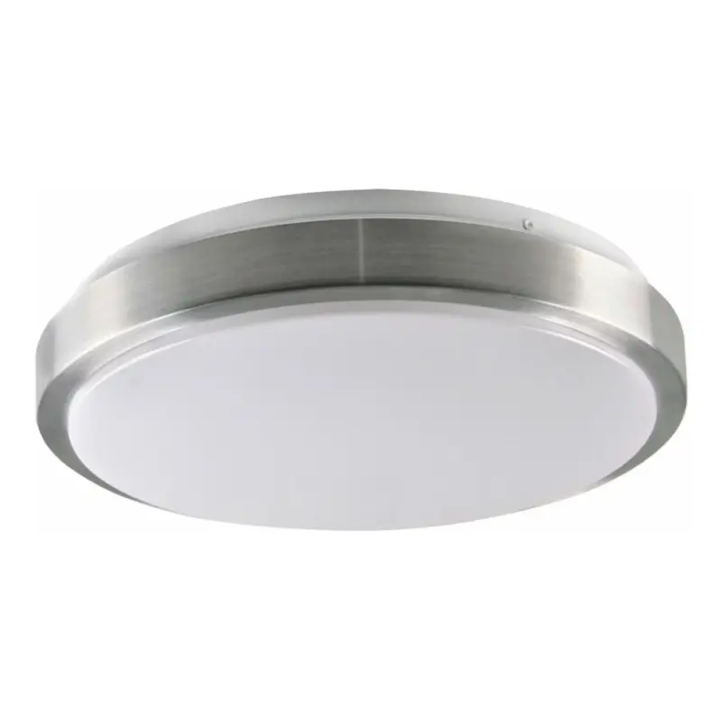 Plafondlamp BENEDYKT 2xE27/20W/230V diameter 33 cm zilver Beperkte Voorraad