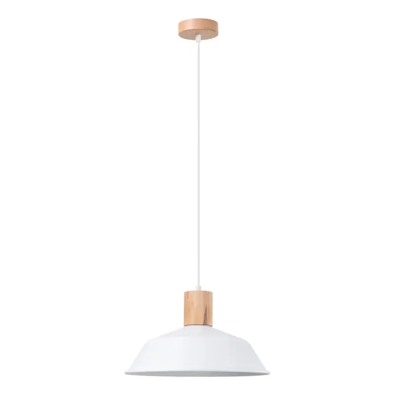 Merkproduct Hanglamp aan een koord FANO 1xE27/15W/230V diameter 34 cm wit