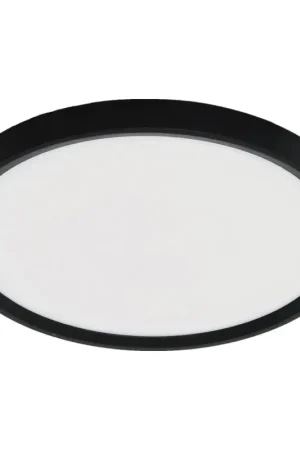 Fulgur 42362 - LED Plafondlamp NOMY LED/24W/230V 3000/4000/6000K IP40 diameter 30 cm zwart Direct Verzonden