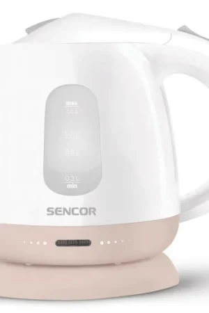 Premium Sencor - Ketel 1 l 1100W/230V wit/roze