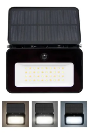 Snelle Levering LED dimbare solarspot met bewegings- en schemersensor LED/6W/3,7V 2200 mAh 3000/4000/6500K IP65