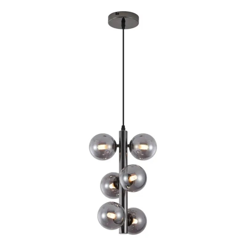 Wofi 6014-605W - LED Hanglamp aan een koord VILLA 6xG9/3W/230V zwart Betaalbaar