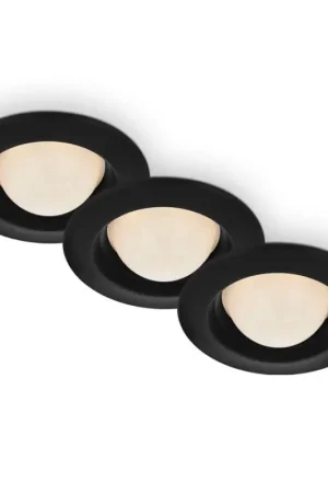 Uitverkoop Briloner 7056-035 - SET 3x Hangende LED Badkamer plafond verlichting LED/3W/230V IP44