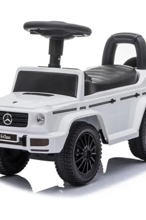 Laatste Versie Loopfiets Mercedes G350d 2xAA wit/zwart