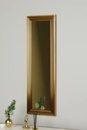 Aanbieding muur spiegel BOSS 90x30 cm goud