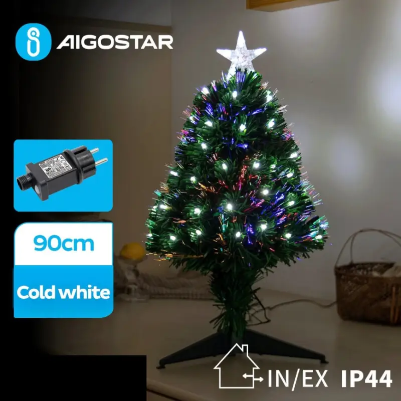 Aigostar - LED Buitenkerstboom LED/3,6W/230V 90 cm IP44 koud wit Merkproduct