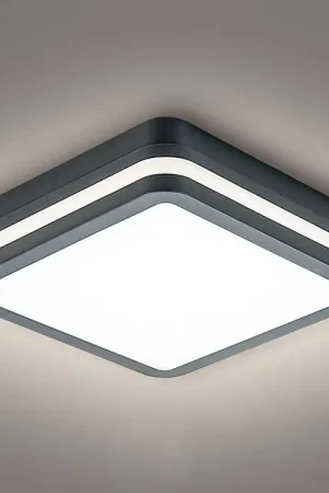 Aanbieding Brilagi - LED Buitenverlichting BENE LED/18W/230V 22x22 cm antraciet IP54