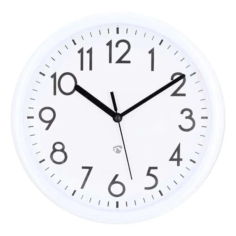 Koop Online Wandklok Ø 22 cm 1xAA wit