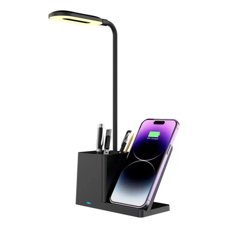 Alleen Vandaag Rabalux - LED dimbare tafel lamp met draadloos opladen QI LED/4W/5V 3000/4000/6500K zwart