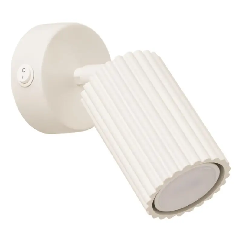 Superprijs Wandspot KARBON 1xGU10/10W/230V crème