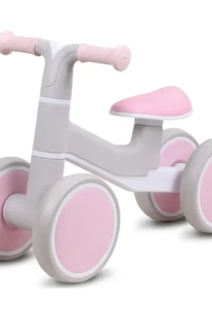 Loopfiets KVADROLET grijs/roze Beperkte Voorraad