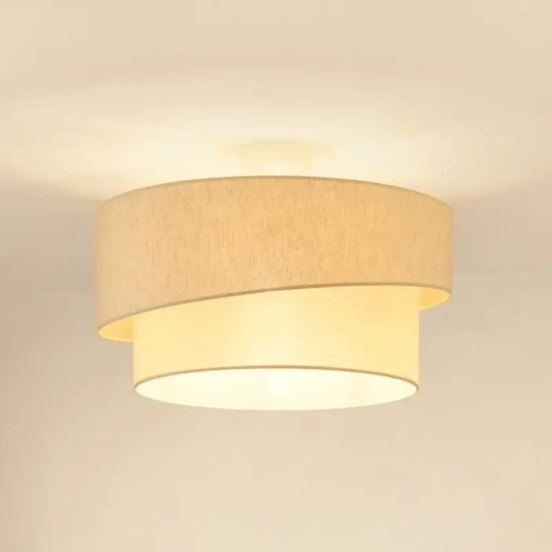 Brilagi - Bevestigde hanglamp SHINE 1xE27/15W/230V diameter 50 cm crème Speciale Aanbieding