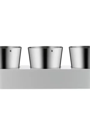 Goedkoop WMF - Zelfwater gevende kruidenpot 3 st GOURMET wit/roestvrij staal