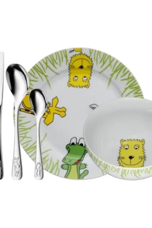 WMF - Kinderservies en bestekset SAFARI 6st Korting
