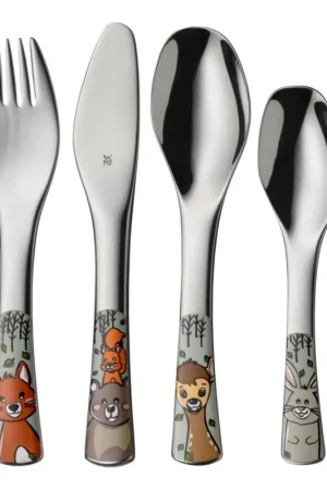 Actieprijs WMF - Set kinderbestek FOREST FRIENDS 4 stuks