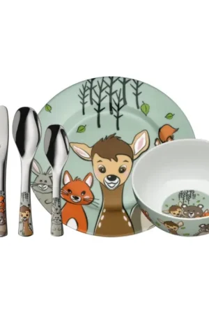 WMF - Kinderservies en bestekset FOREST FRIENDS 6st Merkproduct