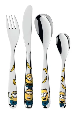 WMF - Set kinderbestek 4 stuks minions Nu Kopen