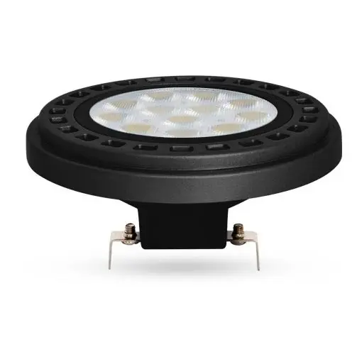 Speciale Aanbieding LED Lamp ECOLINE AR111 G53/12W/12V 4000K 30° zwart - Brilagi