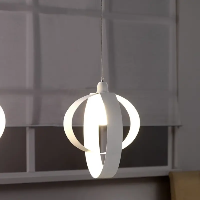 ONLI - Hanglamp aan een koord SERENA 1xE27/22W/230V wit Beperkte Voorraad