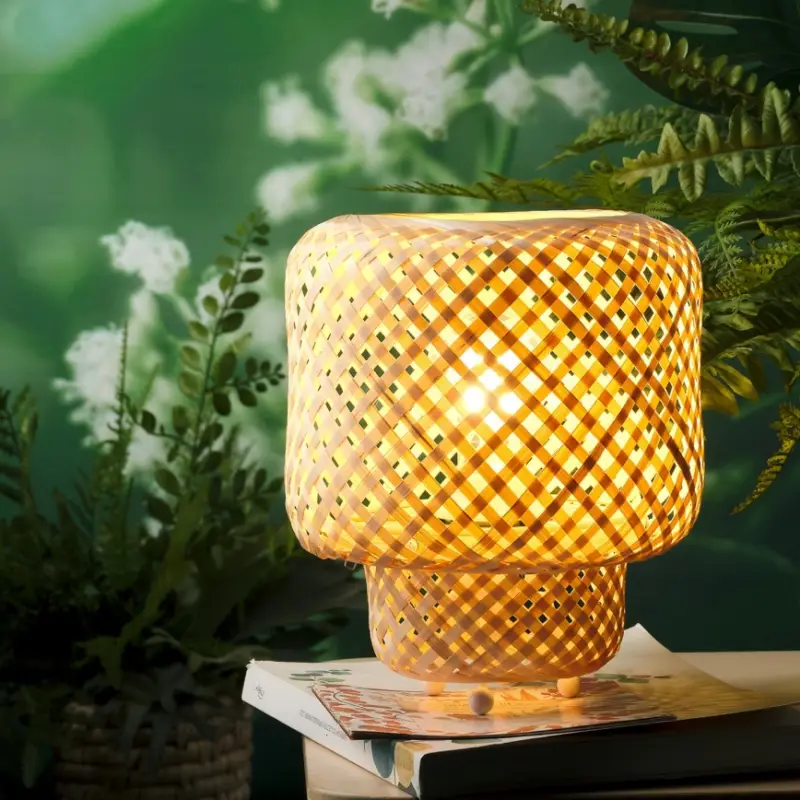 Gecertificeerd ONLI - Tafellamp BAMBOO 1xE27/22W/230V bamboe