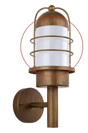 Eglo - Vervangingsglas voor wandlamp MINORCA diameter 10 cm Lage Kosten