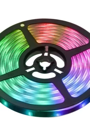 Koop Online LED RGBW Smart dimbaar strip 5m LED/230V 2700-6500K Wi-Fi Tuya + afstandsbediening