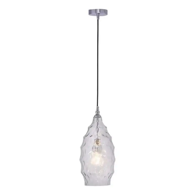 Speciale Aanbieding Paul Neuhaus 8267-00 - Hanglamp aan een koord SCARLETT 1xE27/60W/230V diameter 19 cm doorzichtig