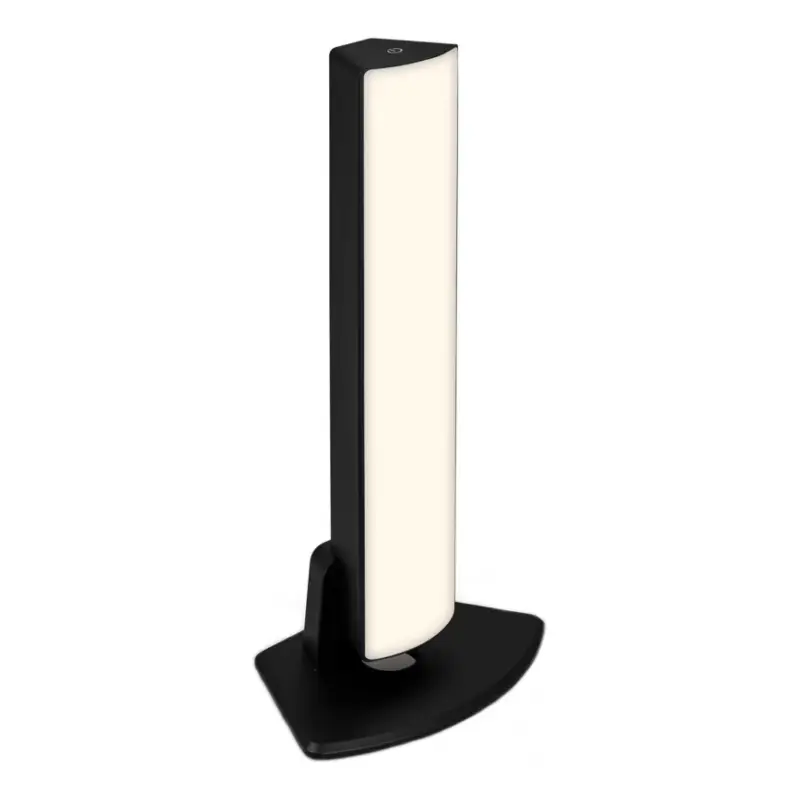 Laatste Versie Briloner 7474-015 - LED dimbare oplaadbare buiten tafellamp 2-in-1 LED/7W/5V 2x2200 mAh USB 3000K IP44 zwart