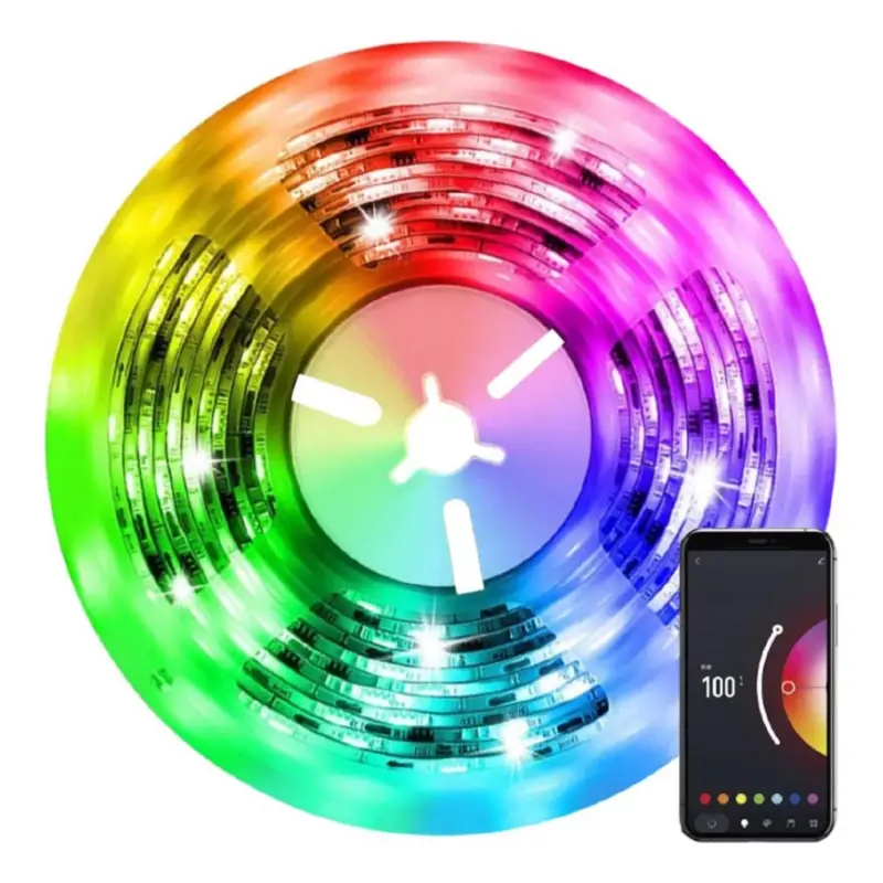 Aanbieding Immax NEO 07790L - LED RGB+CCT dimbare strip NEO SMART LED/15W/230V 3m IP65 Wi-Fi Tuya